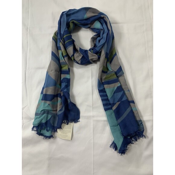 VNT Frank Lloyd Wright “David Wright Wrap Scarf” Museum Of Modern Art Collection - Picture 2 of 8